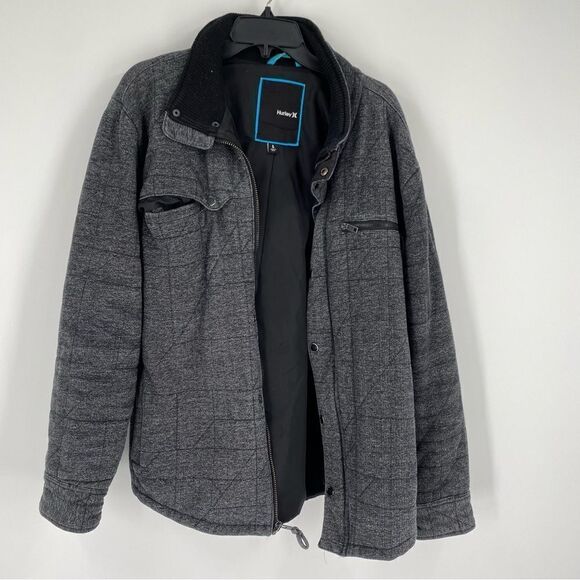 Hurley Men’s Jacket Gray size L - Picture 2 of 8